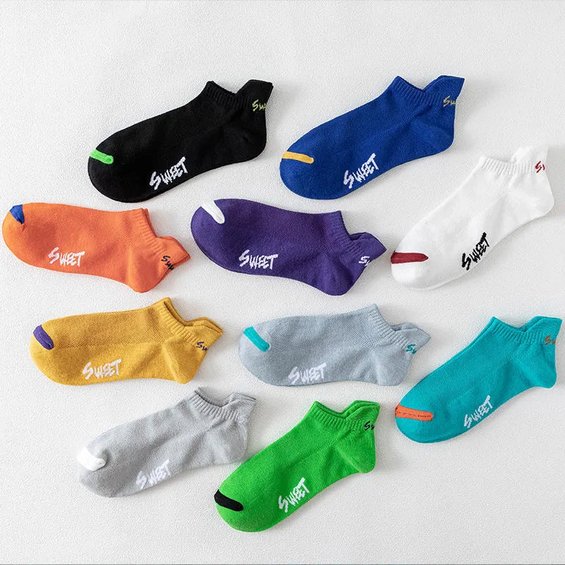 Zhuji Men’s Breathable Mesh Socks – Lightweight, Deodorant & Trendy Summer Wear