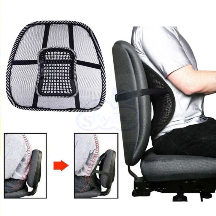 Back Support Right Back Support for Any Kind of Chair / seat - Black