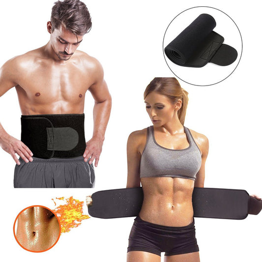 Slimming Taping Hot Shaper Sweat Slim Belt Fat Cutter & Fat Burner Hot Shaper Hot Belt Free Size for Men & Women